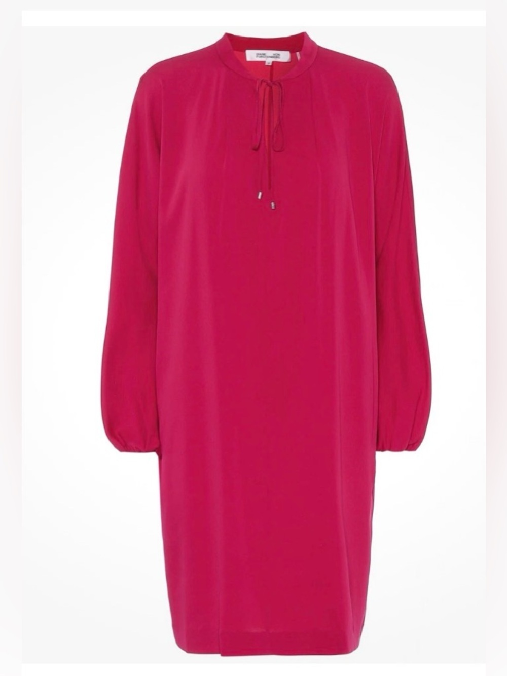 Diane Von Furstenberg Silk Jessica magenta dress NWT $368 Retail. Size 12